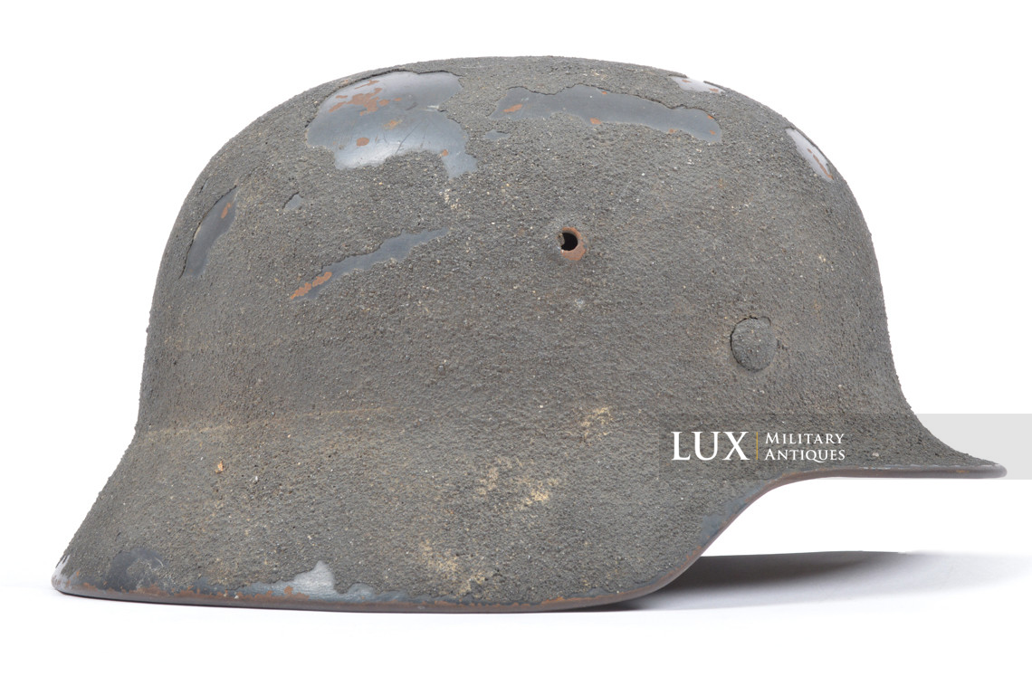 Casque M35 Luftwaffe camouflé / texturé sable, nominatif « Uffz. KIELMANN » - photo 11