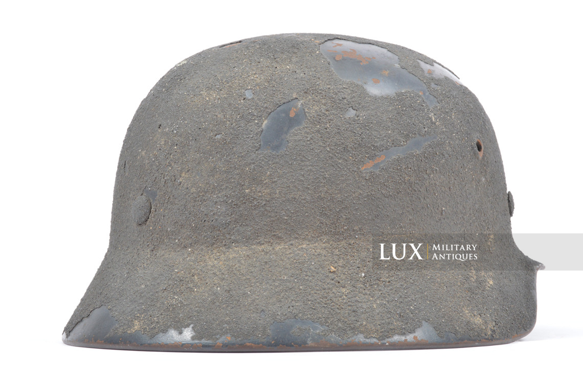 Casque M35 Luftwaffe camouflé / texturé sable, nominatif « Uffz. KIELMANN » - photo 12