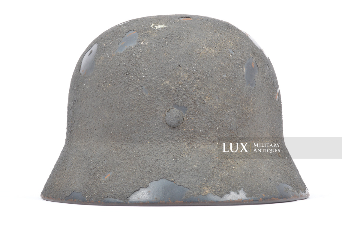 Casque M35 Luftwaffe camouflé / texturé sable, nominatif « Uffz. KIELMANN » - photo 13