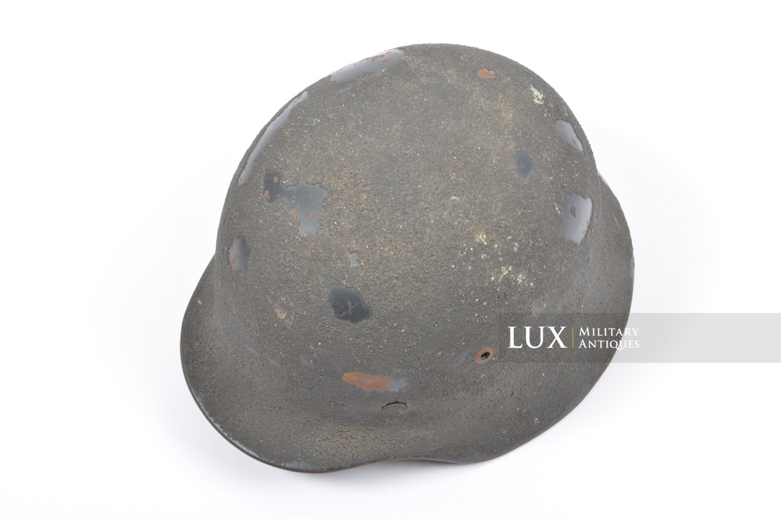 Casque M35 Luftwaffe camouflé / texturé sable, nominatif « Uffz. KIELMANN » - photo 16