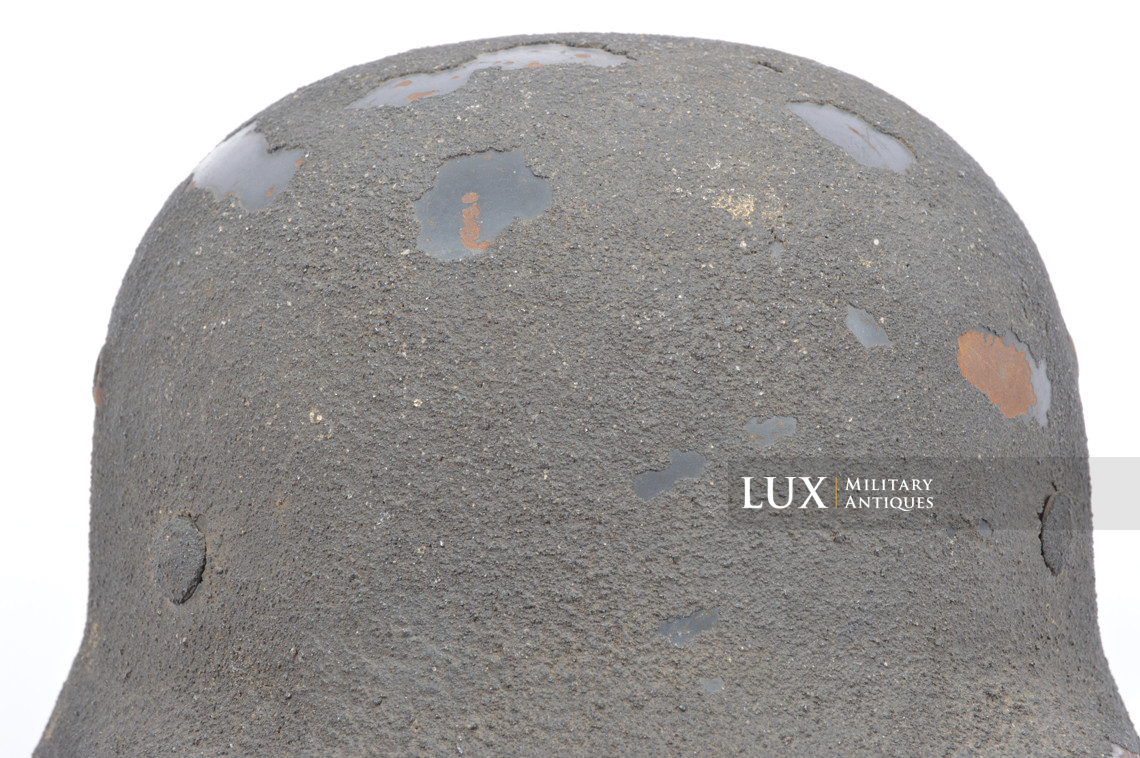 Casque M35 Luftwaffe camouflé / texturé sable, nominatif « Uffz. KIELMANN » - photo 21