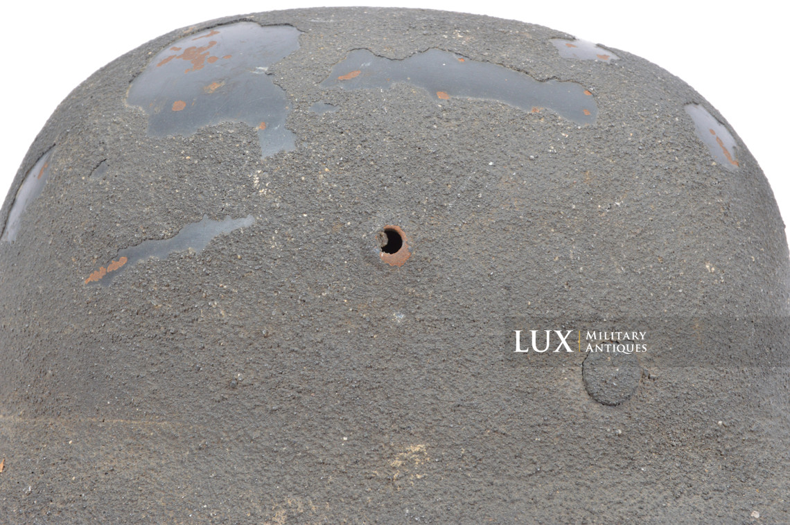 Casque M35 Luftwaffe camouflé / texturé sable, nominatif « Uffz. KIELMANN » - photo 22