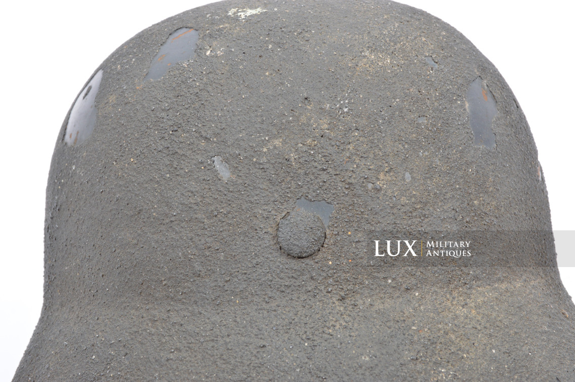 Casque M35 Luftwaffe camouflé / texturé sable, nominatif « Uffz. KIELMANN » - photo 27
