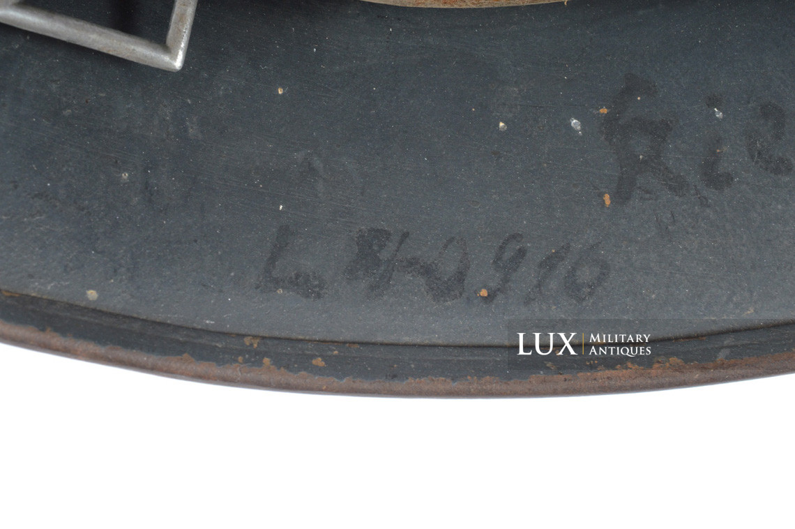 Casque M35 Luftwaffe camouflé / texturé sable, nominatif « Uffz. KIELMANN » - photo 44