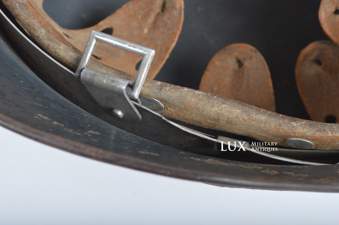 Casque M35 Luftwaffe camouflé / texturé sable, nominatif « Uffz. KIELMANN » - photo 46