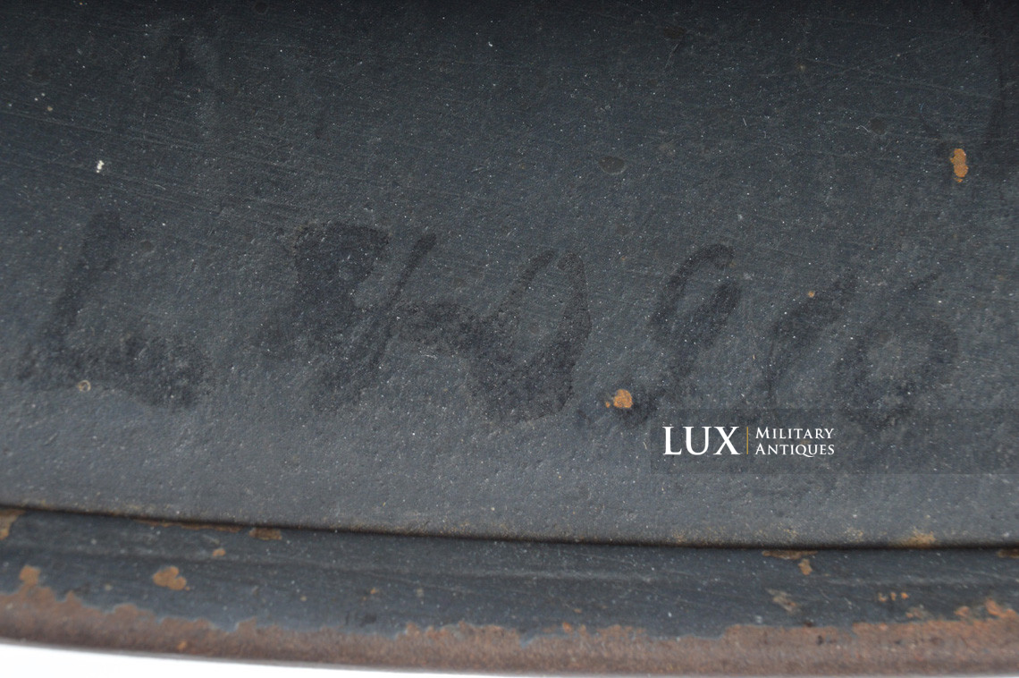 Casque M35 Luftwaffe camouflé / texturé sable, nominatif « Uffz. KIELMANN » - photo 50