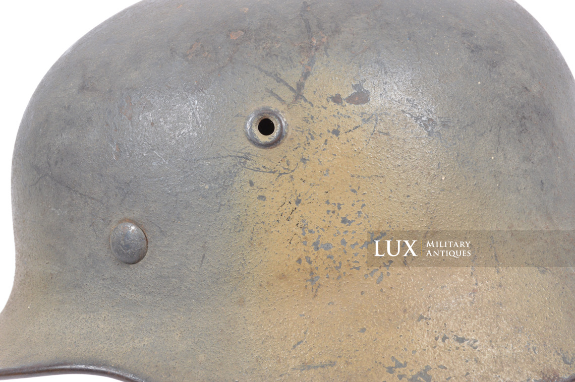 Casque M40 Luftwaffe camouflé sable, « Q64 » - photo 17