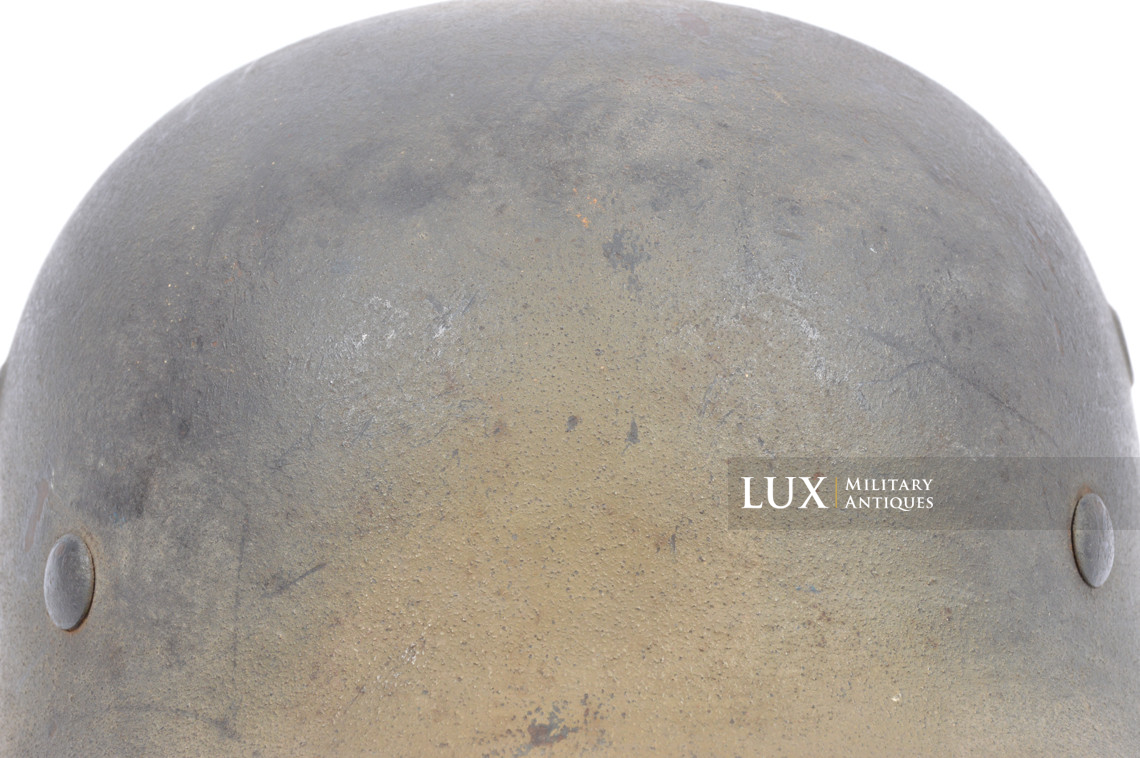 Casque M40 Luftwaffe camouflé sable, « Q64 » - photo 24