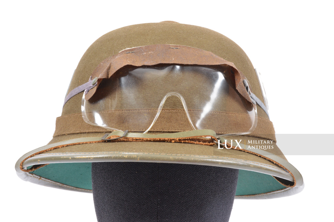 Unissued German Heer DAK pith helmet, « 1942 » - photo 7