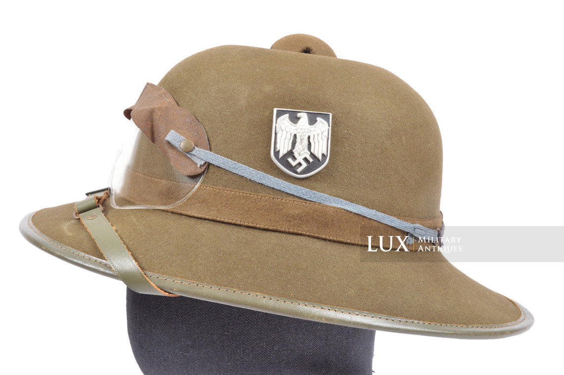 Unissued German Heer DAK pith helmet, « 1942 » - photo 11