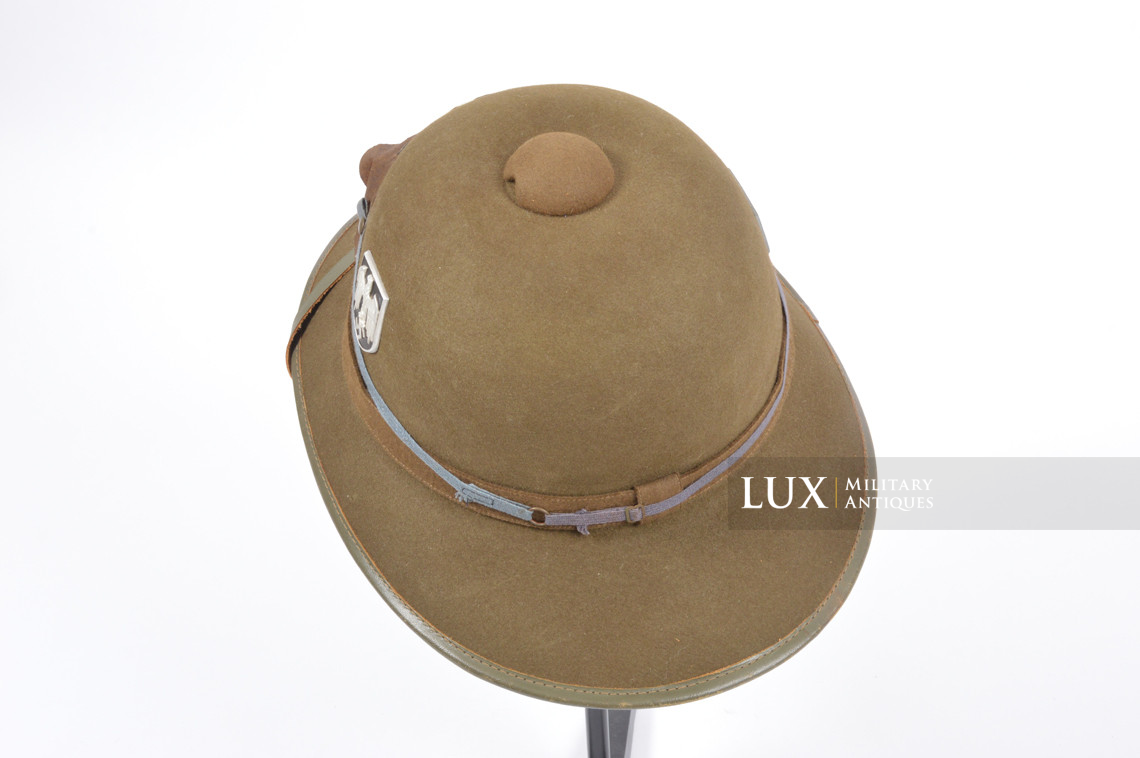 Unissued German Heer DAK pith helmet, « 1942 » - photo 18
