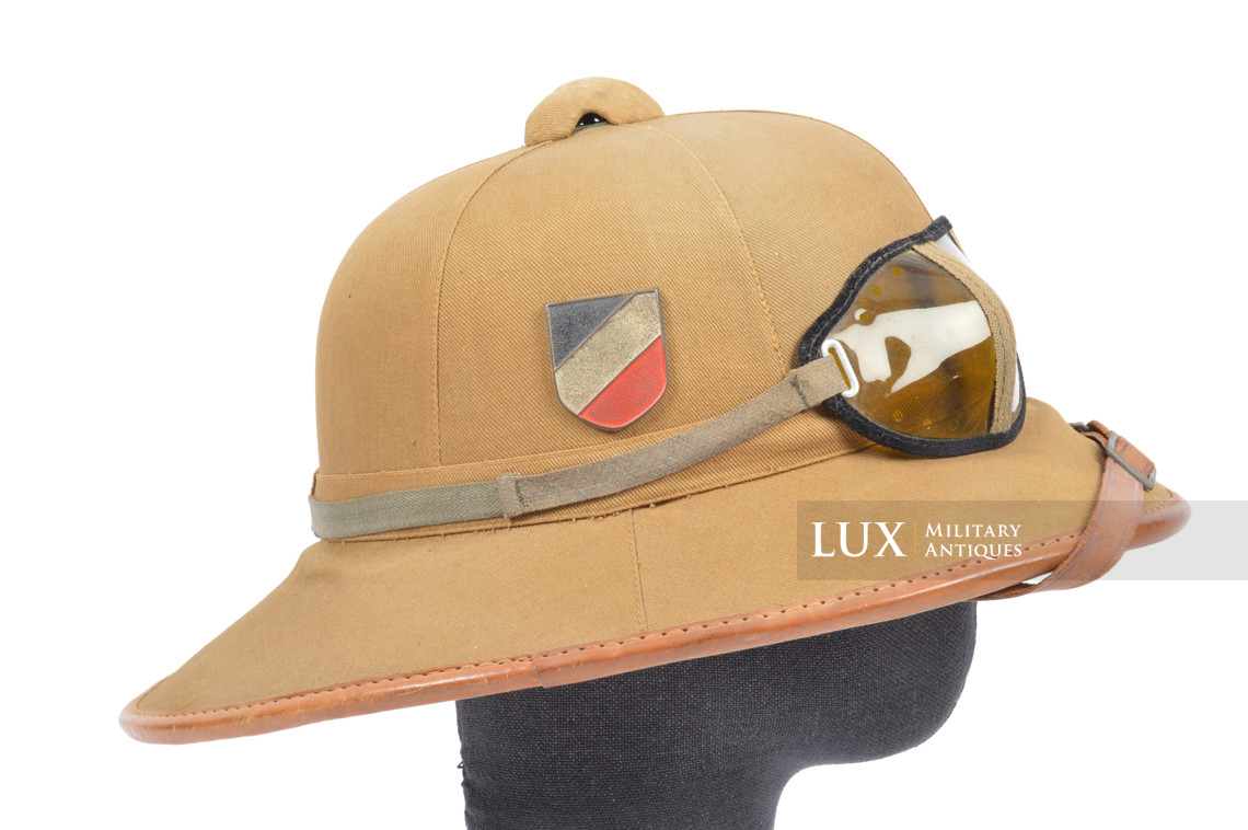 German Luftwaffe DAK pith helmet, « 1943 » - photo 10