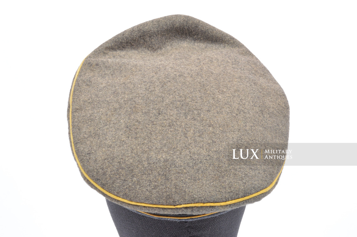 Rare Luftwaffe flight / para em/nco's visor cap, « French Made » - photo 14