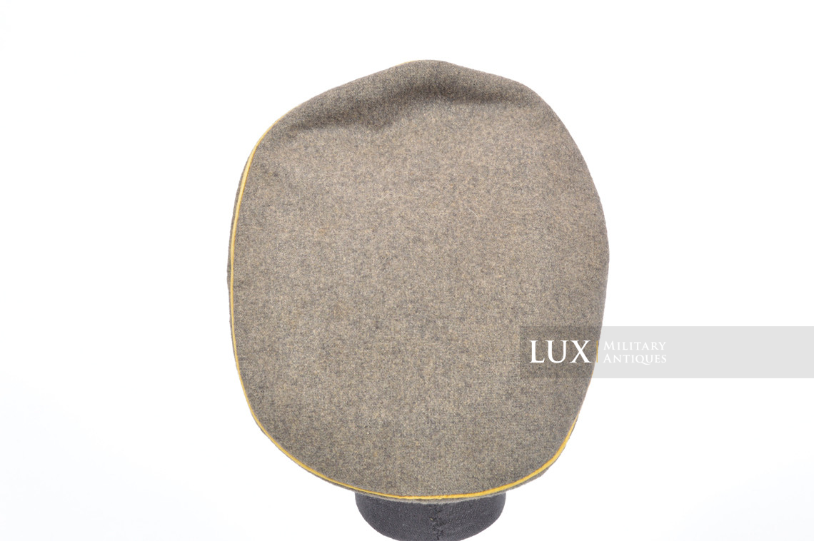 Rare Luftwaffe flight / para em/nco's visor cap, « French Made » - photo 17