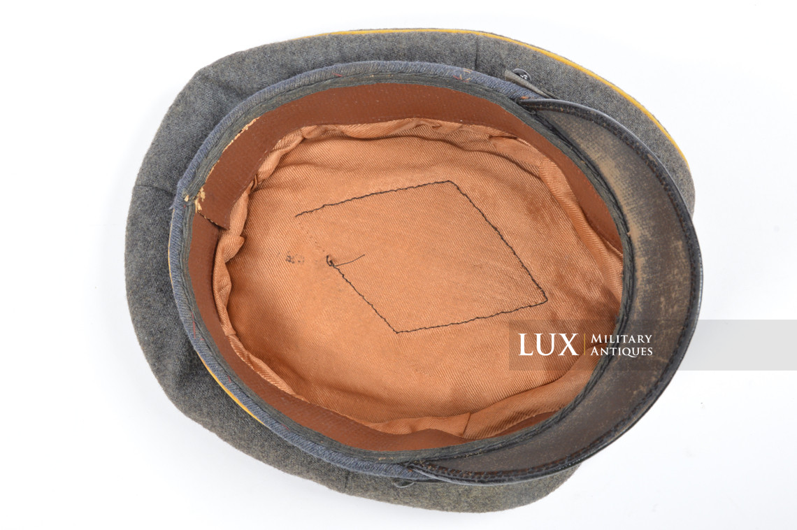 Rare Luftwaffe flight / para em/nco's visor cap, « French Made » - photo 20
