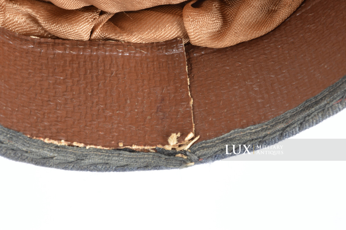 Rare Luftwaffe flight / para em/nco's visor cap, « French Made » - photo 22