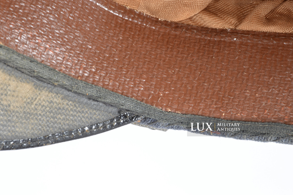 Rare Luftwaffe flight / para em/nco's visor cap, « French Made » - photo 23