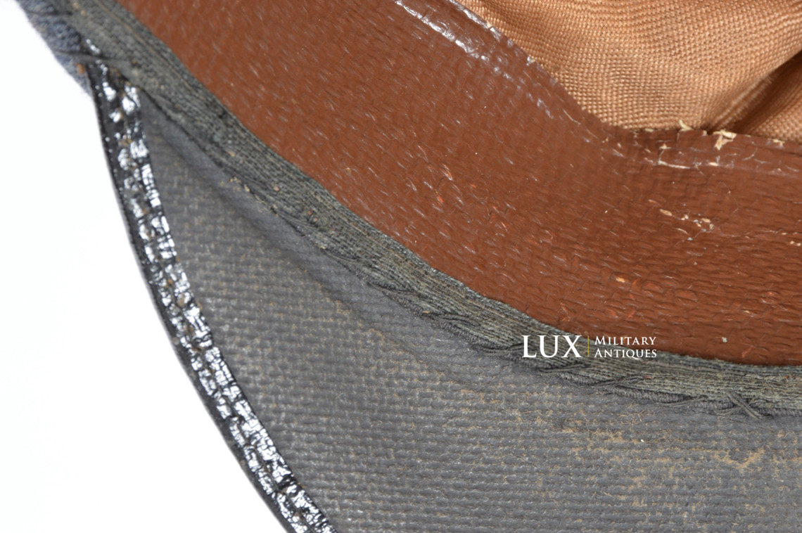 Rare Luftwaffe flight / para em/nco's visor cap, « French Made » - photo 26