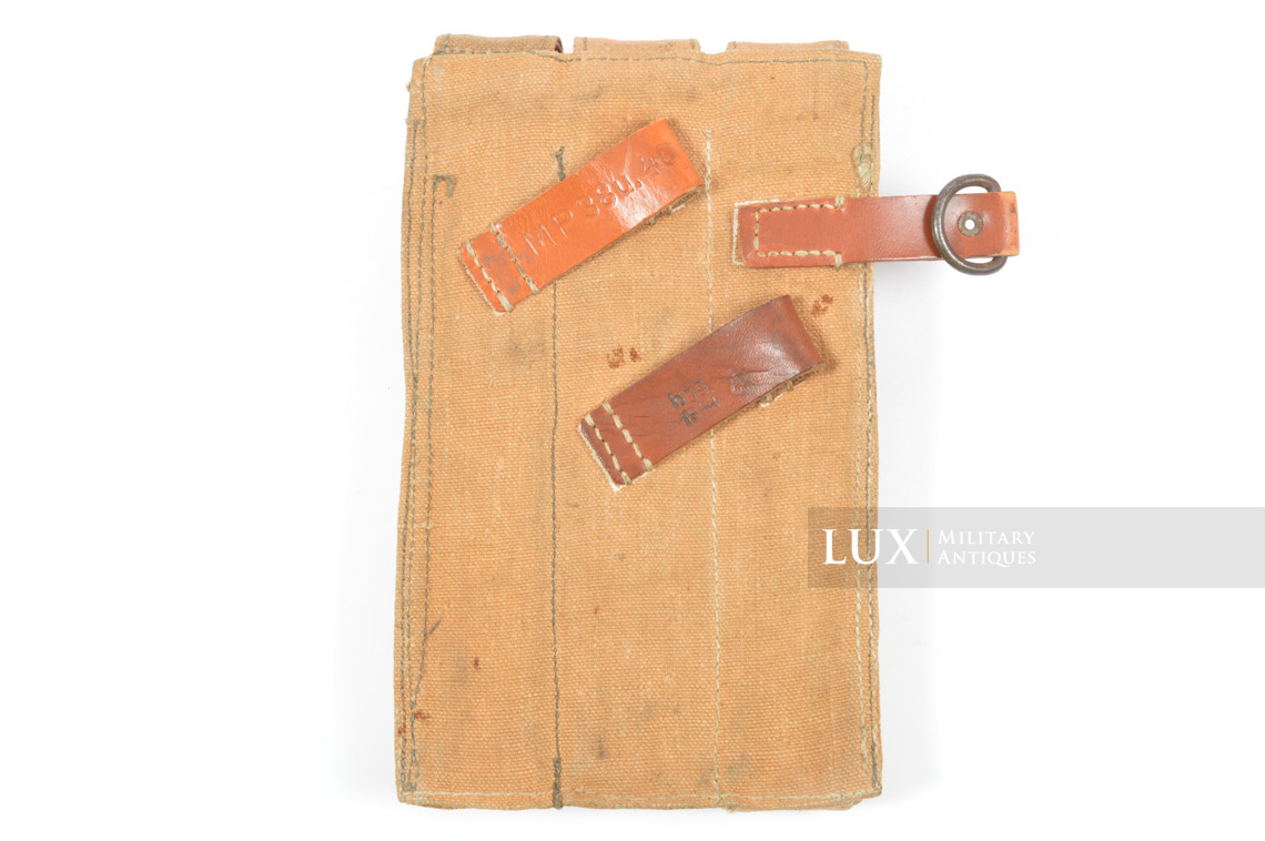 Very rare pair of late war MP38u40 pouches, « hjg 1944 » - photo 13