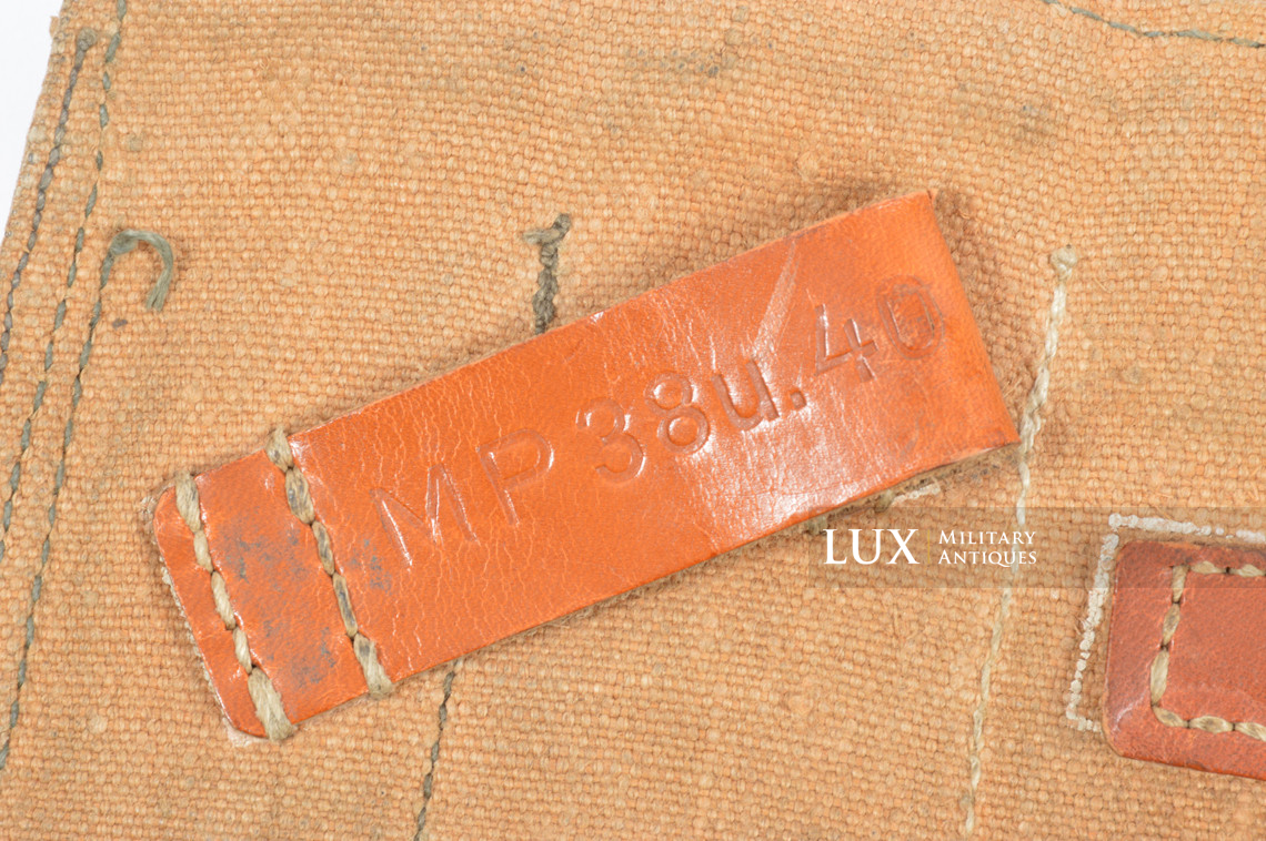 Very rare pair of late war MP38u40 pouches, « hjg 1944 » - photo 14