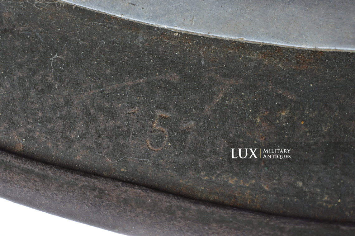 Early German M38 two-tone spray camouflage combat helmet, « Italy » - photo 35