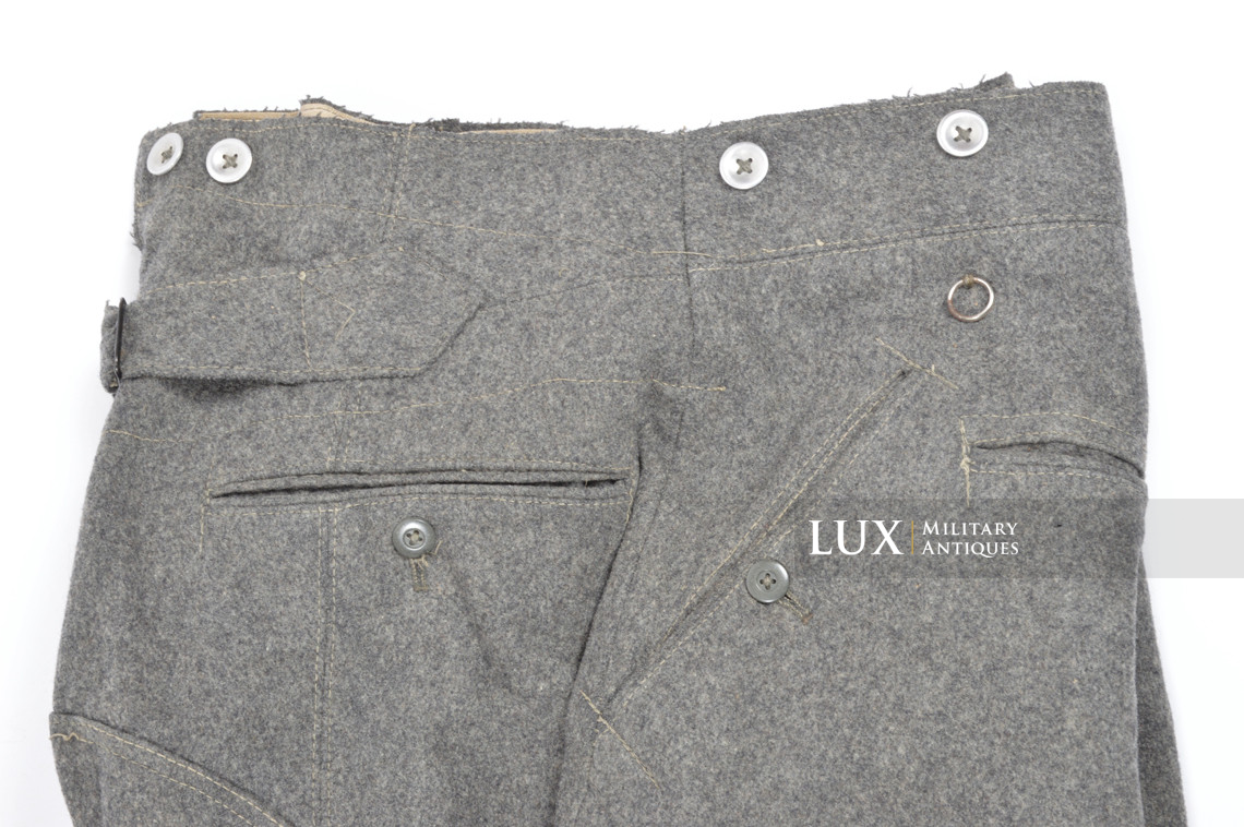 Pantalon culotte de cheval Heer précoce gris pierre, « 1940 » - photo 10
