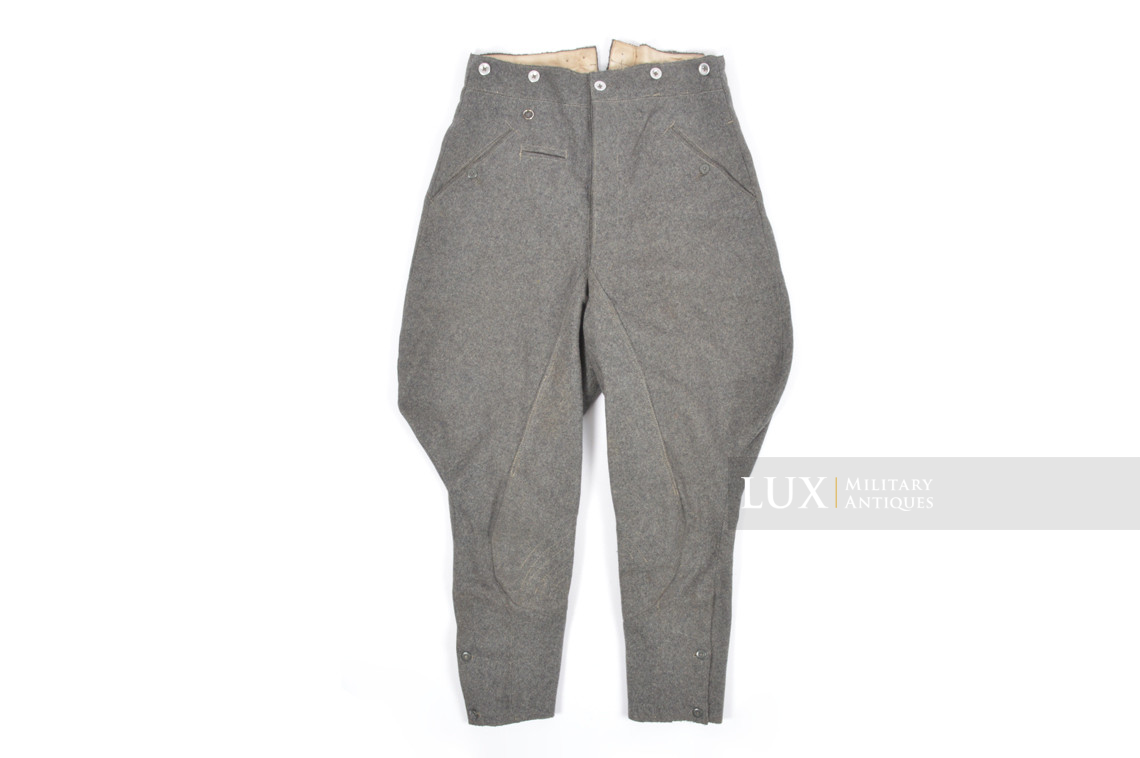 Pantalon culotte de cheval Heer précoce gris pierre, « 1940 » - photo 12