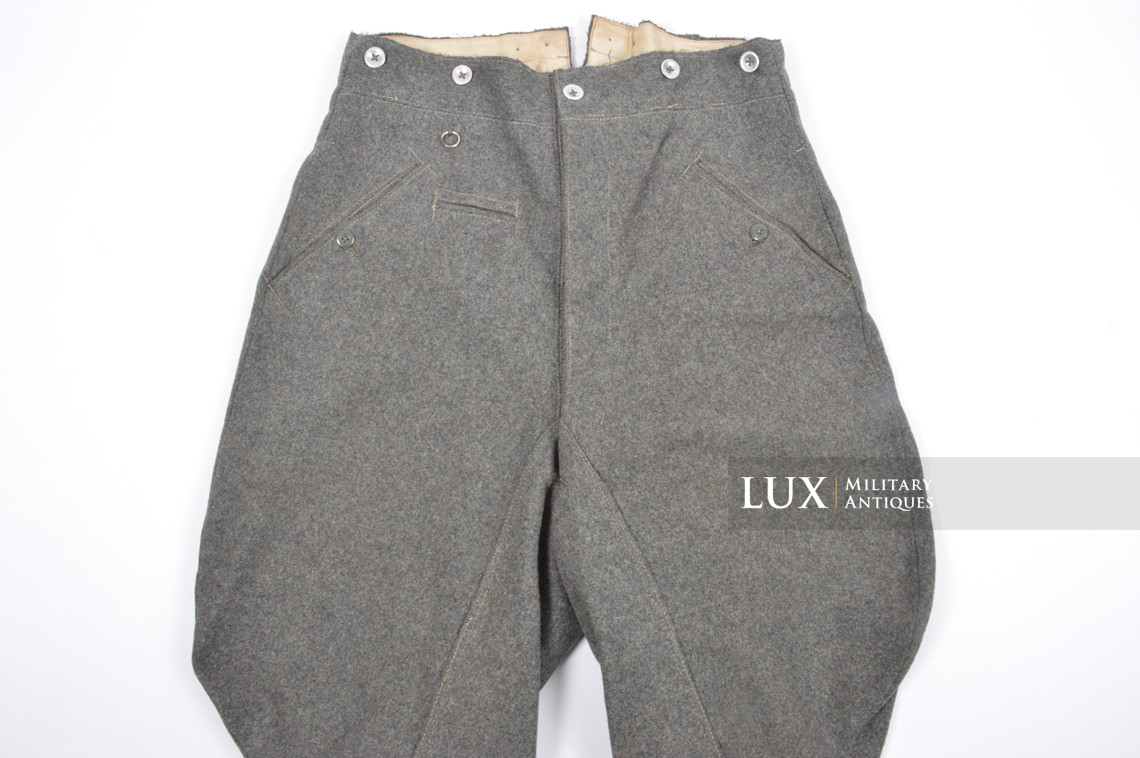 Pantalon culotte de cheval Heer précoce gris pierre, « 1940 » - photo 13