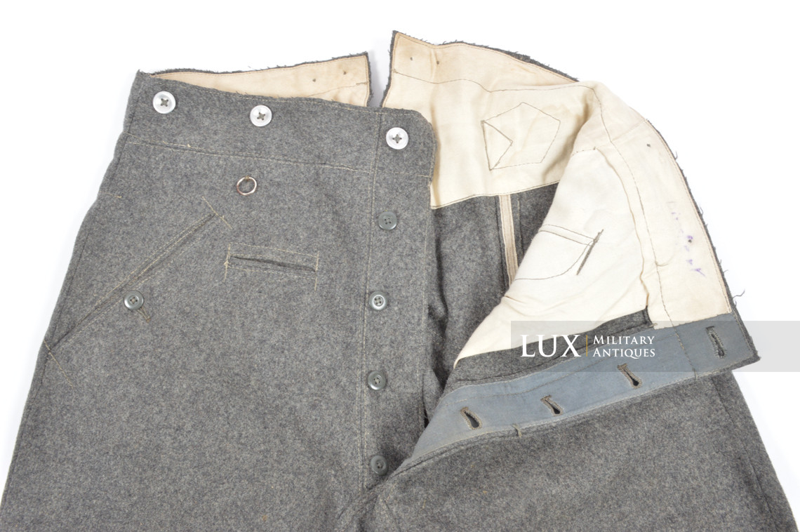Pantalon culotte de cheval Heer précoce gris pierre, « 1940 » - photo 18