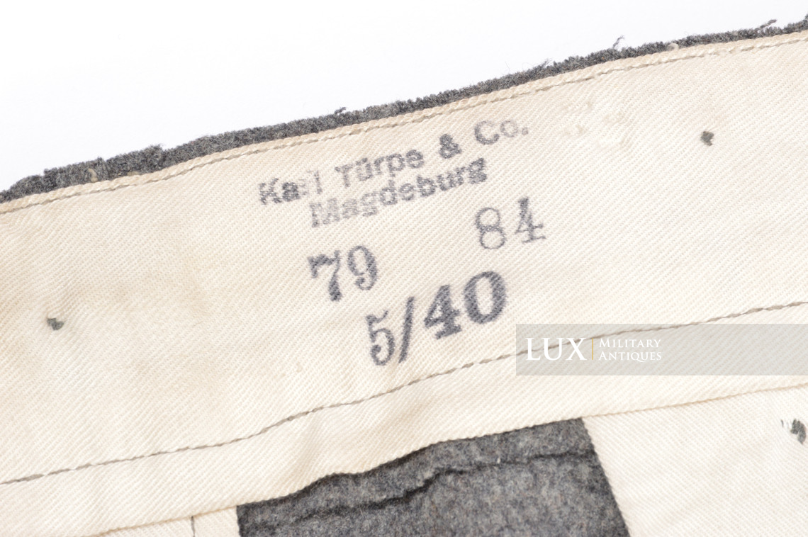 Pantalon culotte de cheval Heer précoce gris pierre, « 1940 » - photo 22