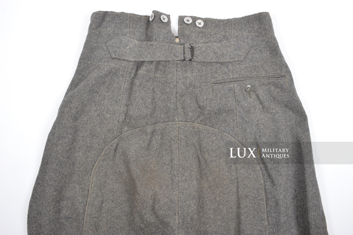 Pantalon culotte de cheval Heer précoce gris pierre, « 1940 » - photo 24