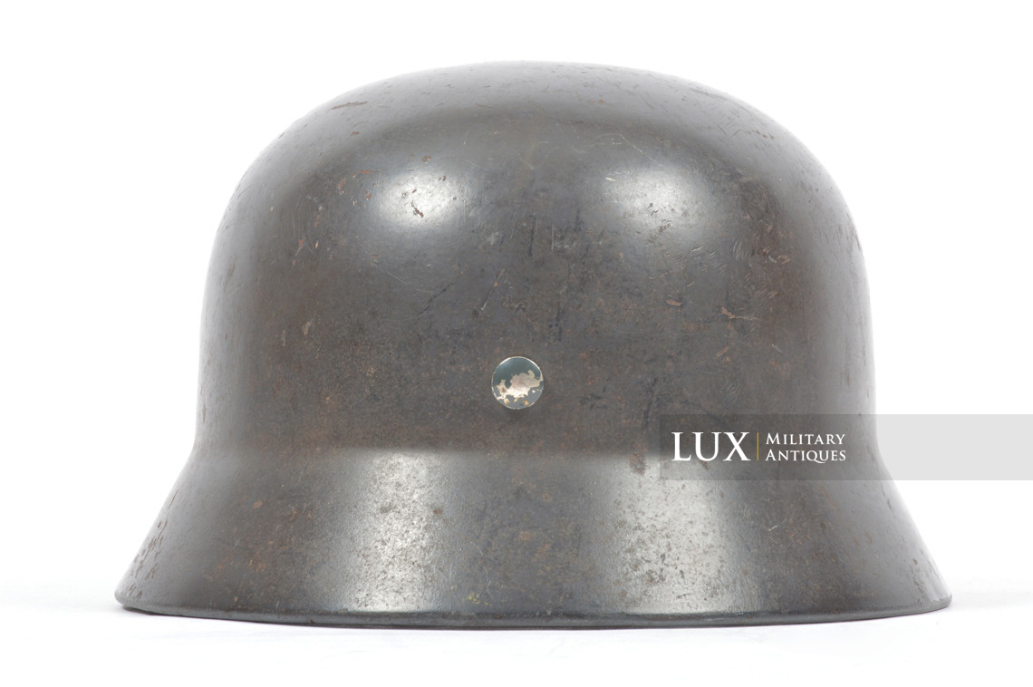 Casque M35 double decal Luftwaffe impacté, « Q68 » - photo 13