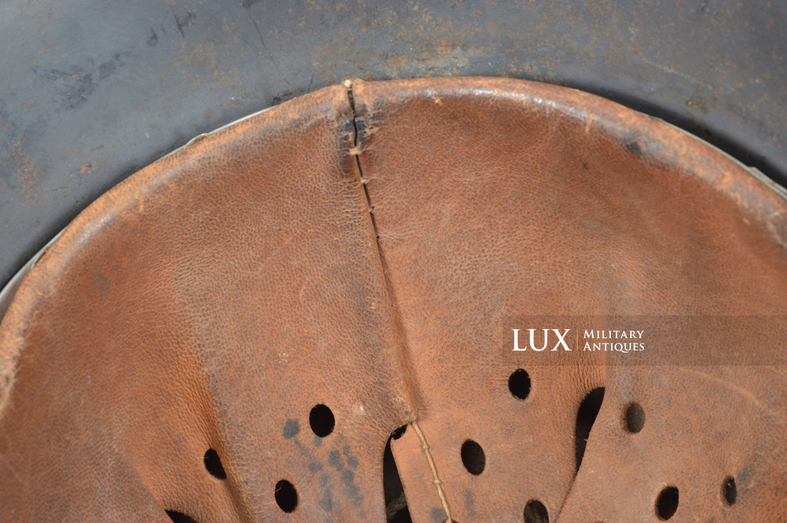 Casque M35 double decal Luftwaffe impacté, « Q68 » - photo 42