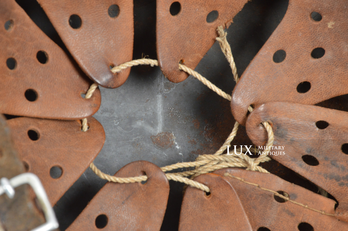 Casque M35 double decal Luftwaffe impacté, « Q68 » - photo 46