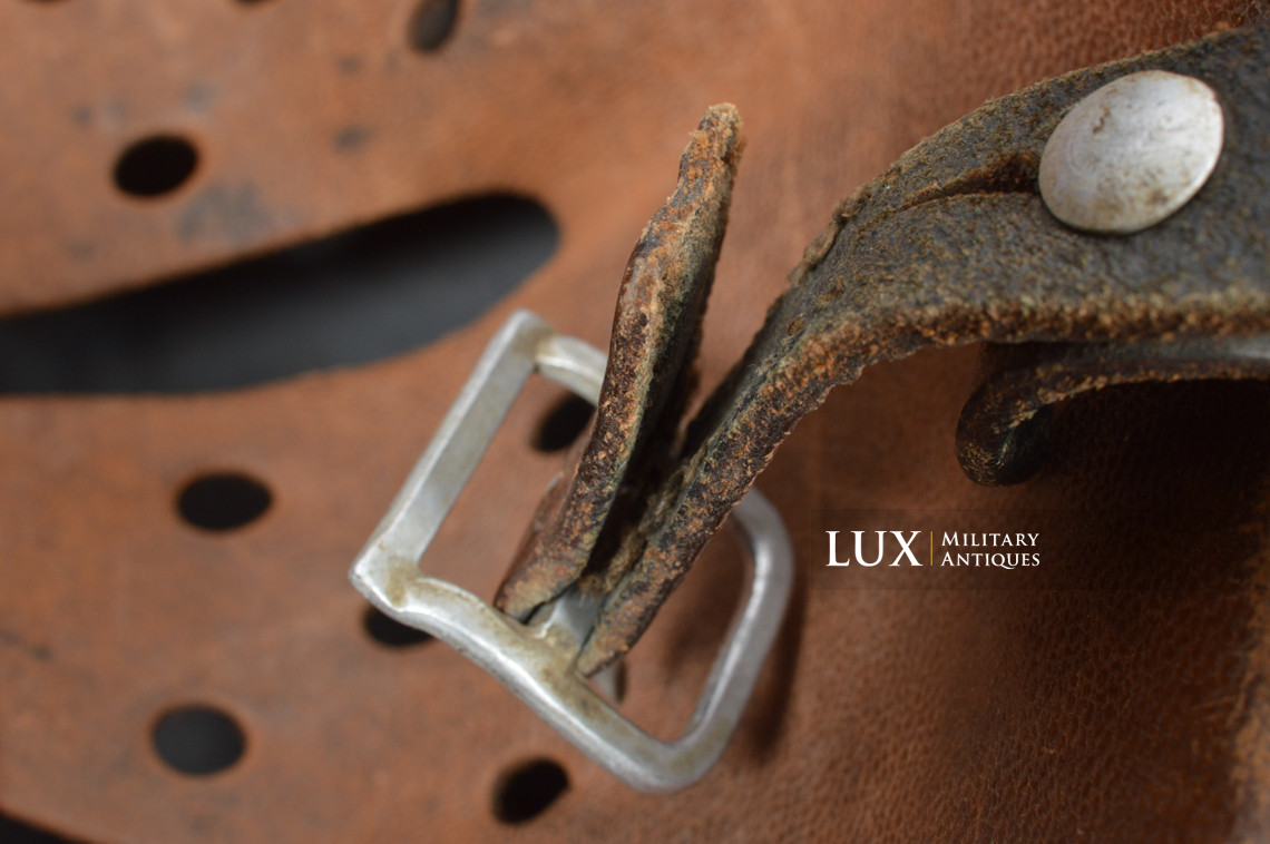 Casque M35 double decal Luftwaffe impacté, « Q68 » - photo 49