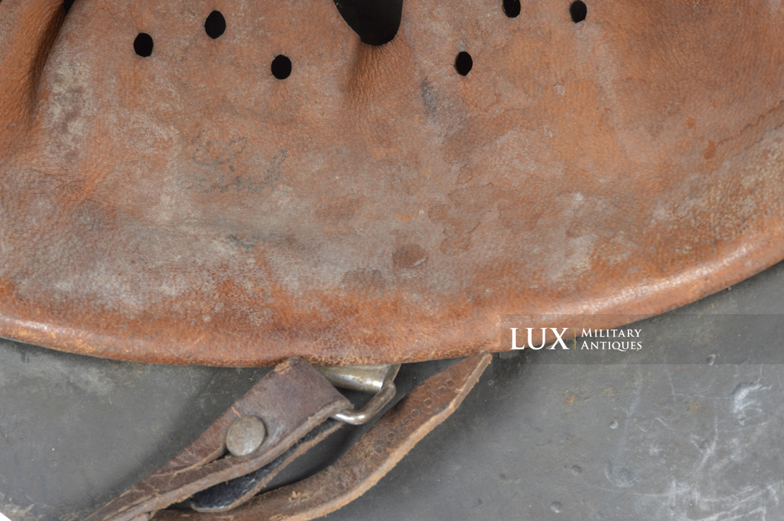 Casque allemand M42 Heer / Waffen-SS ex-camouflé blanc, « Bataille des Ardennes » - photo 41
