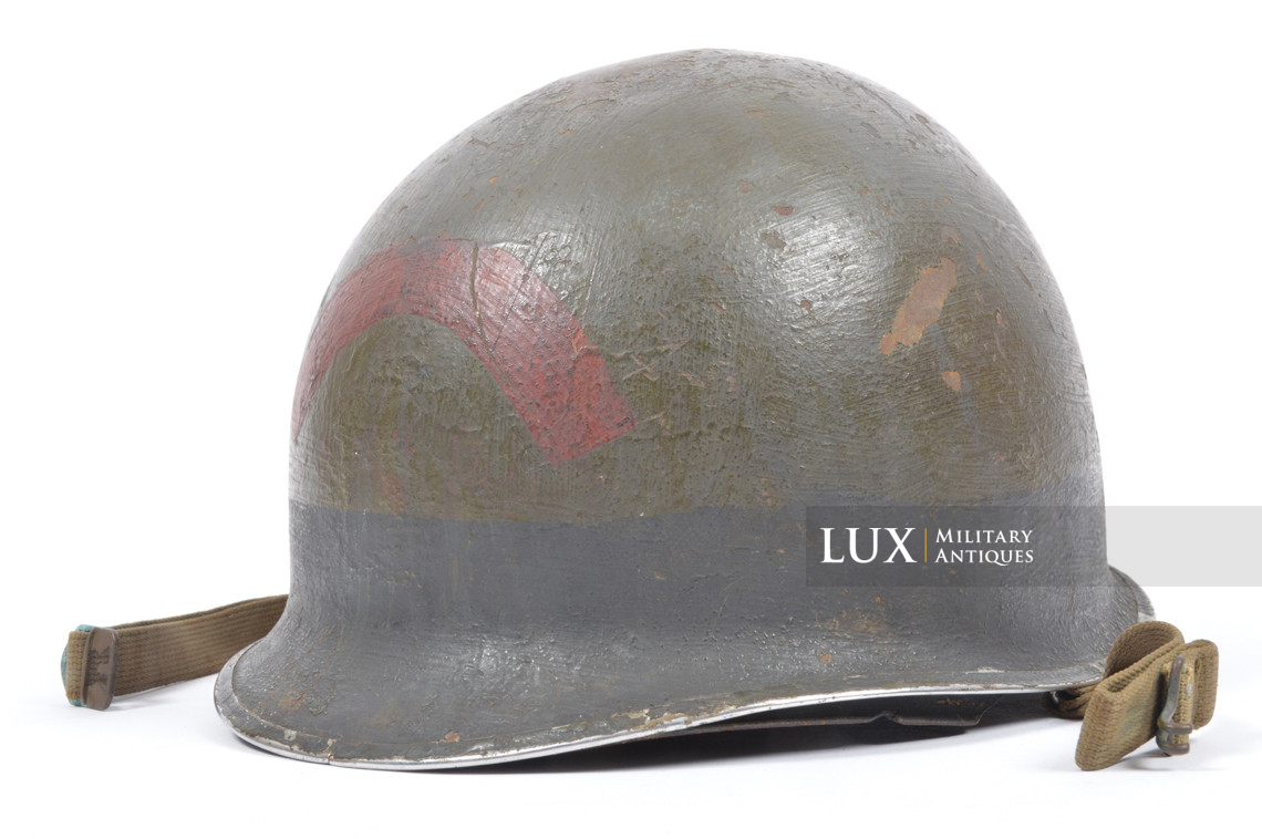 USM1 6th Naval Beach Bataillon combat helmet, named, « D-DAY / OMAHA BEACH » - photo 9