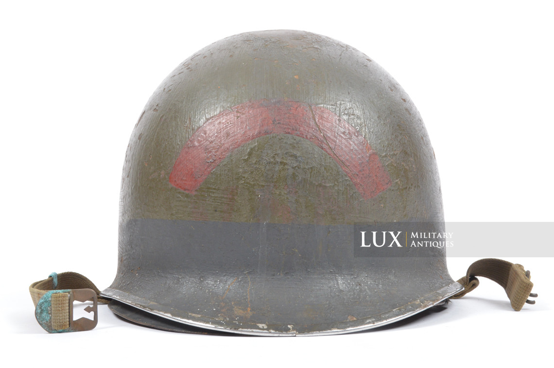USM1 6th Naval Beach Bataillon combat helmet, named, « D-DAY / OMAHA BEACH » - photo 10