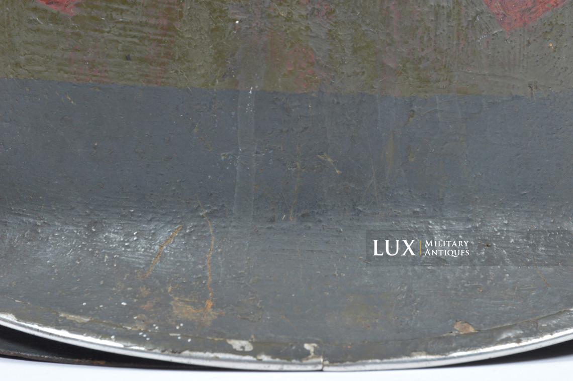 USM1 6th Naval Beach Bataillon combat helmet, named, « D-DAY / OMAHA BEACH » - photo 12