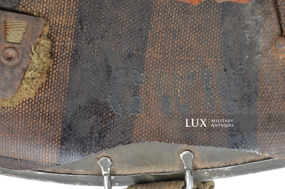 USM1 6th Naval Beach Bataillon combat helmet, named, « D-DAY / OMAHA BEACH » - photo 25