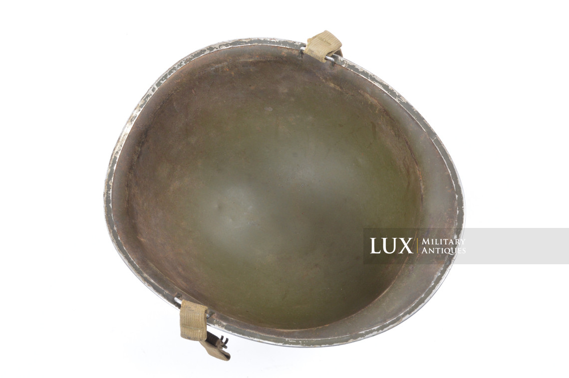 USM1 6th Naval Beach Bataillon combat helmet, named, « D-DAY / OMAHA BEACH » - photo 27