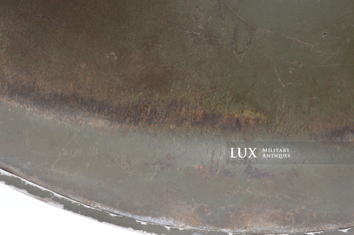 USM1 6th Naval Beach Bataillon combat helmet, named, « D-DAY / OMAHA BEACH » - photo 30