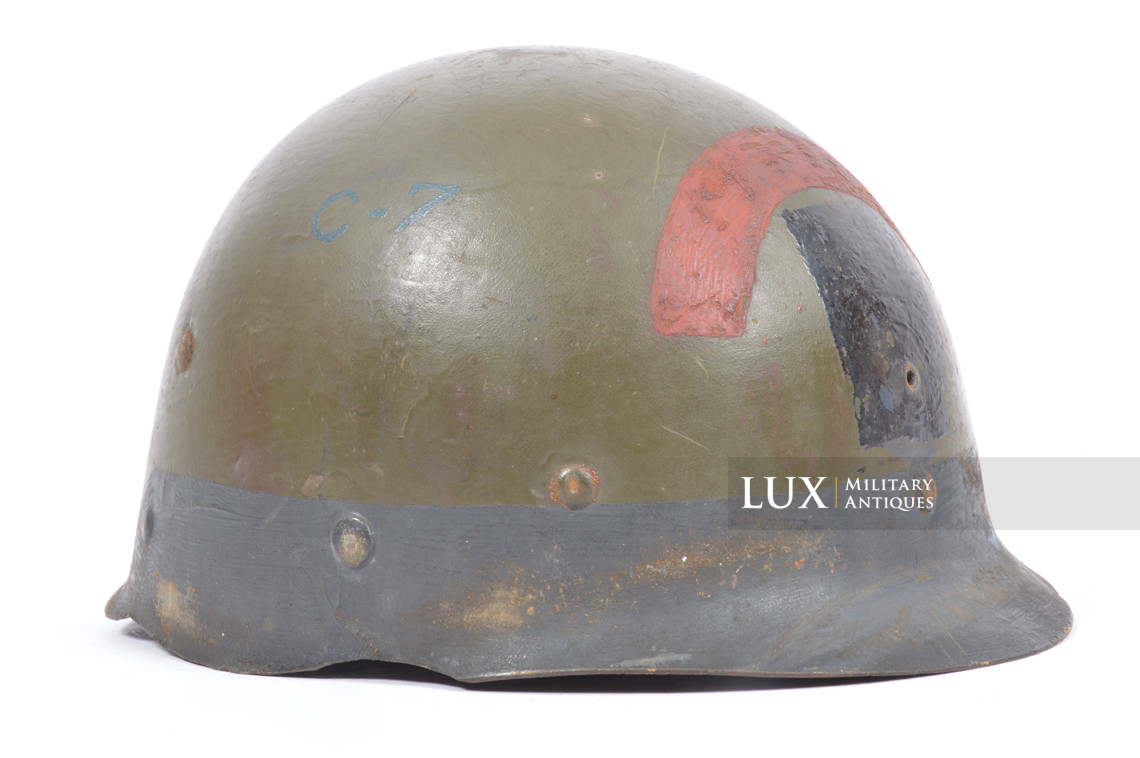 USM1 6th Naval Beach Bataillon combat helmet, named, « D-DAY / OMAHA BEACH » - photo 34