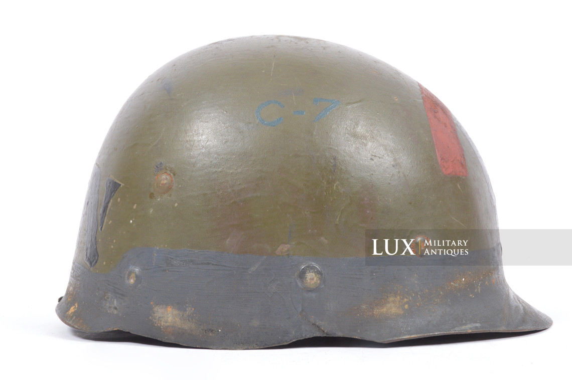USM1 6th Naval Beach Bataillon combat helmet, named, « D-DAY / OMAHA BEACH » - photo 37