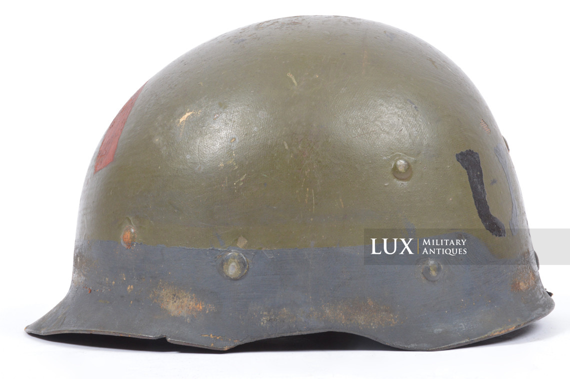 USM1 6th Naval Beach Bataillon combat helmet, named, « D-DAY / OMAHA BEACH » - photo 40