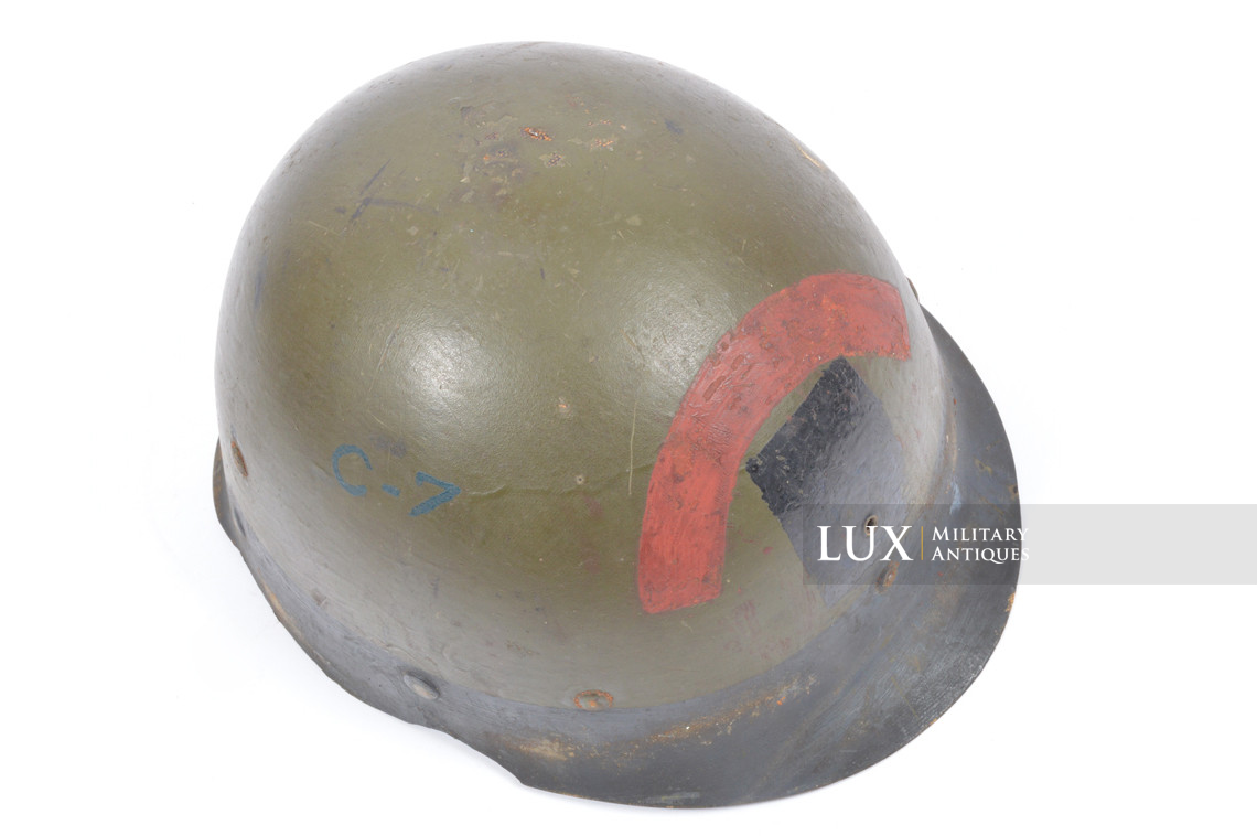 USM1 6th Naval Beach Bataillon combat helmet, named, « D-DAY / OMAHA BEACH » - photo 41