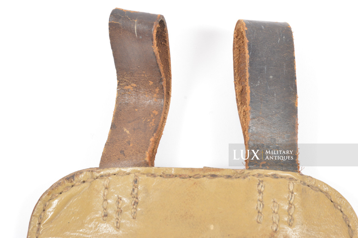 Porte pelle allemand fin de guerre en carton pressé jaune sable, « jWa 4 » - photo 11