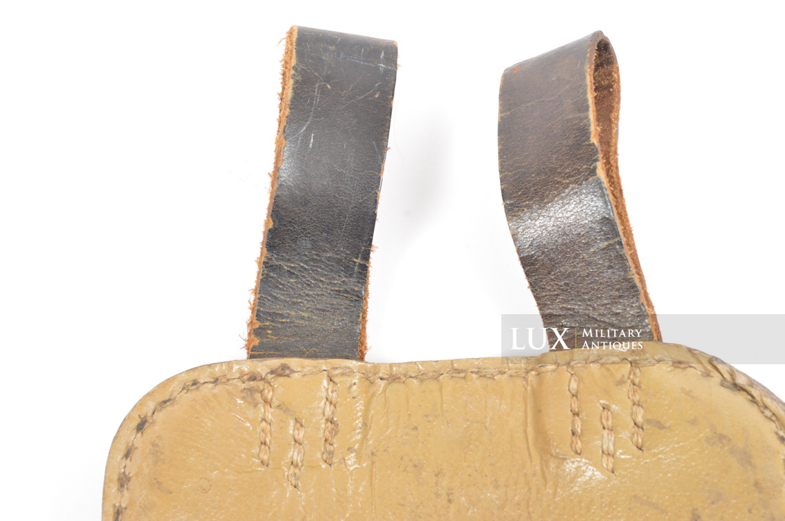 Porte pelle allemand fin de guerre en carton pressé jaune sable, « jWa 4 » - photo 15