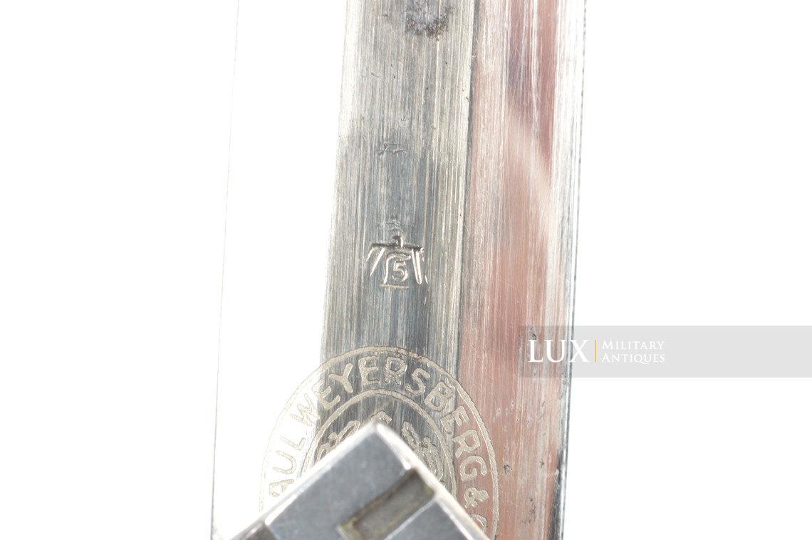 Dague d'officier Luftwaffe, « PAUL WEYERSBERG & Co » - photo 22