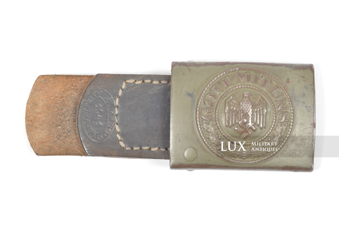 Early German Heer combat belt and buckle set - photo 8